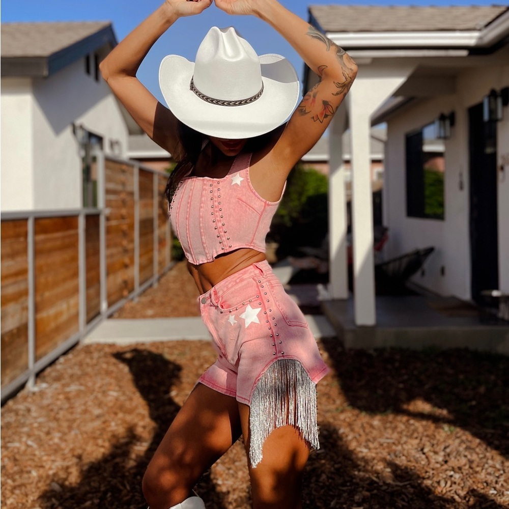Western Cowgirl Denim Set. Nashville Texas